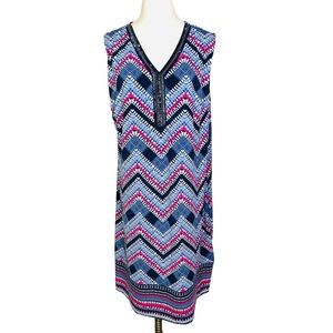NWT JM Collections 2X Sleeveless Shift Dress 3066
